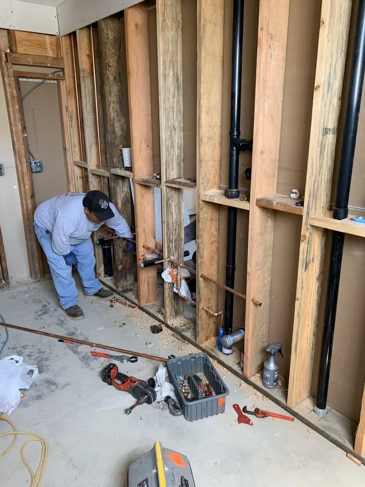 Commercial rough-in plumbing for Trenchless Sewer Repair in Avalon
